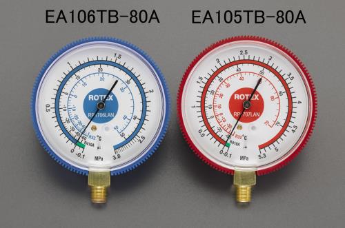 [R32･R410A]   φ80mm 圧力計