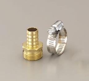 3/4"NHx18mm 雄ネジステム(ホースバンド付)