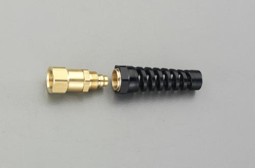 G1/4"･6.5x10mm雌ネジ付ホース継手(プロテクター付)