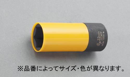 1/2"DRx21mm ホイールナット用インパクトソケット(グレー)