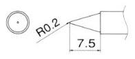 R0.2mm  交換用コテ先