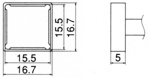 15.5x15.5mm 交換用コテ先(クワッド型)