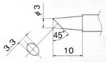 3.0mm  交換用コテ先