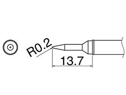 R0.2mm  交換用コテ先 (EA304AL用)