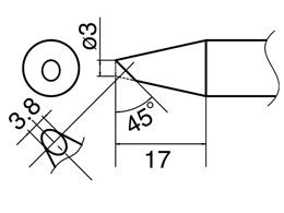 φ3.0mm 交換用コテ先 (EA304AM用)