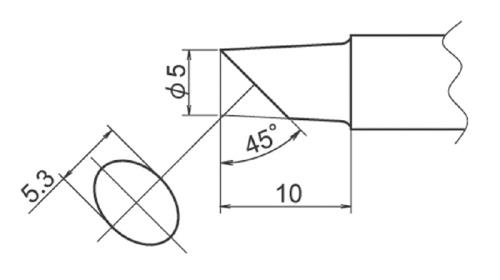 φ5.0mm 交換用コテ先 (EA304AP用)