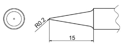 R0.2mm  交換用コテ先 (EA304AP用)