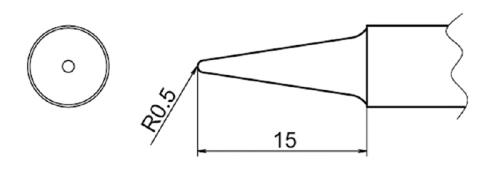 R0.5mm  交換用コテ先 (EA304AP用)