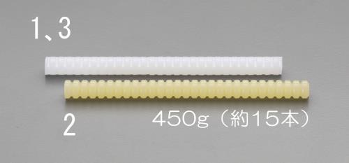 450g/φ15x203mm ホットメルトスティック(ローメルト半透明)