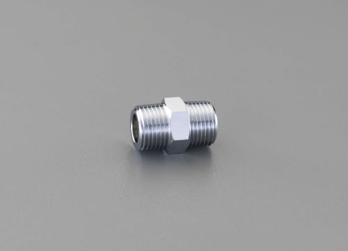 R 1/2"xR 1/2" 給水管ニップル(クロムメッキ)