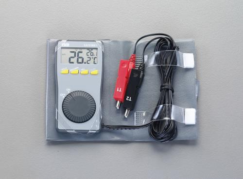 -50/+100゜C 空調用２点計測デジタル温度計