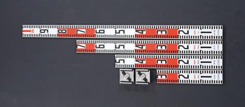 30-100cm 測量ロッド(4本組/アルミ製)