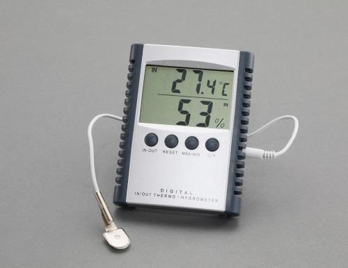 [室内・室外]最高・最低温度湿度計(デジタル)