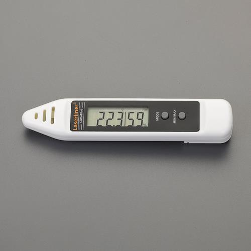 デジタル温度・湿度計(ペン型/クリップ付)