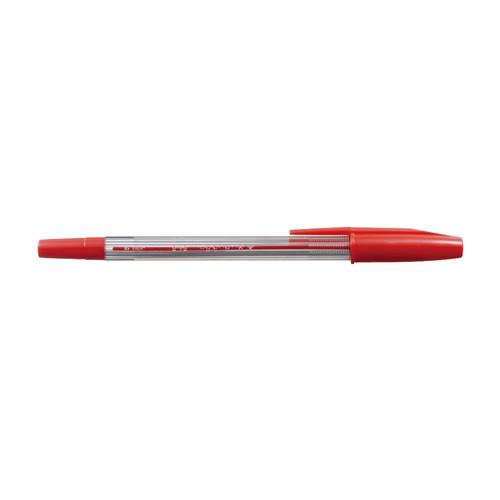0.7mm[赤]ボールペン(10本)