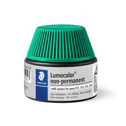 15ml 水性用補充インク(ルモカラー用/緑)