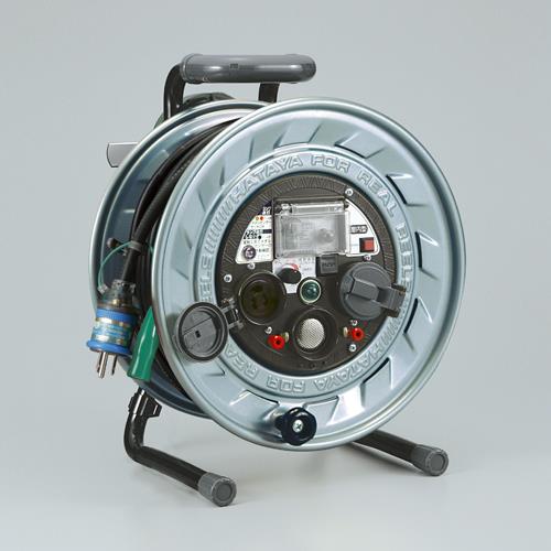 AC125V/30m コードリール(感度調整/漏電遮断)
