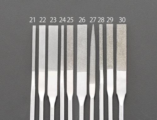 5.75x0.55mm/#200 ダイヤモンドヤスリ(先薄 平)