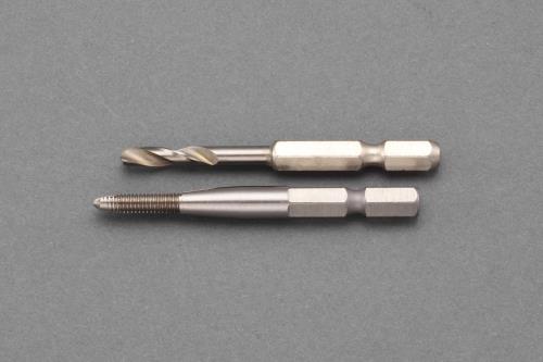 M 3x0.5 mm タップ(六角軸･下穴ドリル付)