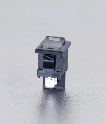 125V/10A単極単投LED照光ロッカースイッチ/高容量型