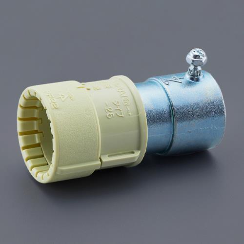 φ16mm フレキ管用薄鋼電線管アダプター(環境配慮