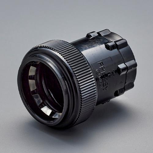 φ36mm フレキ管用防水コネクター(ワンタッチ型/黒)