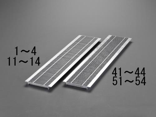 200x997mm/2t車グレーチング(U字溝/ノンスリップ細目