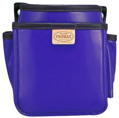 プロマックス 電工腰袋（2段・小） バイオレットブルー (4個)