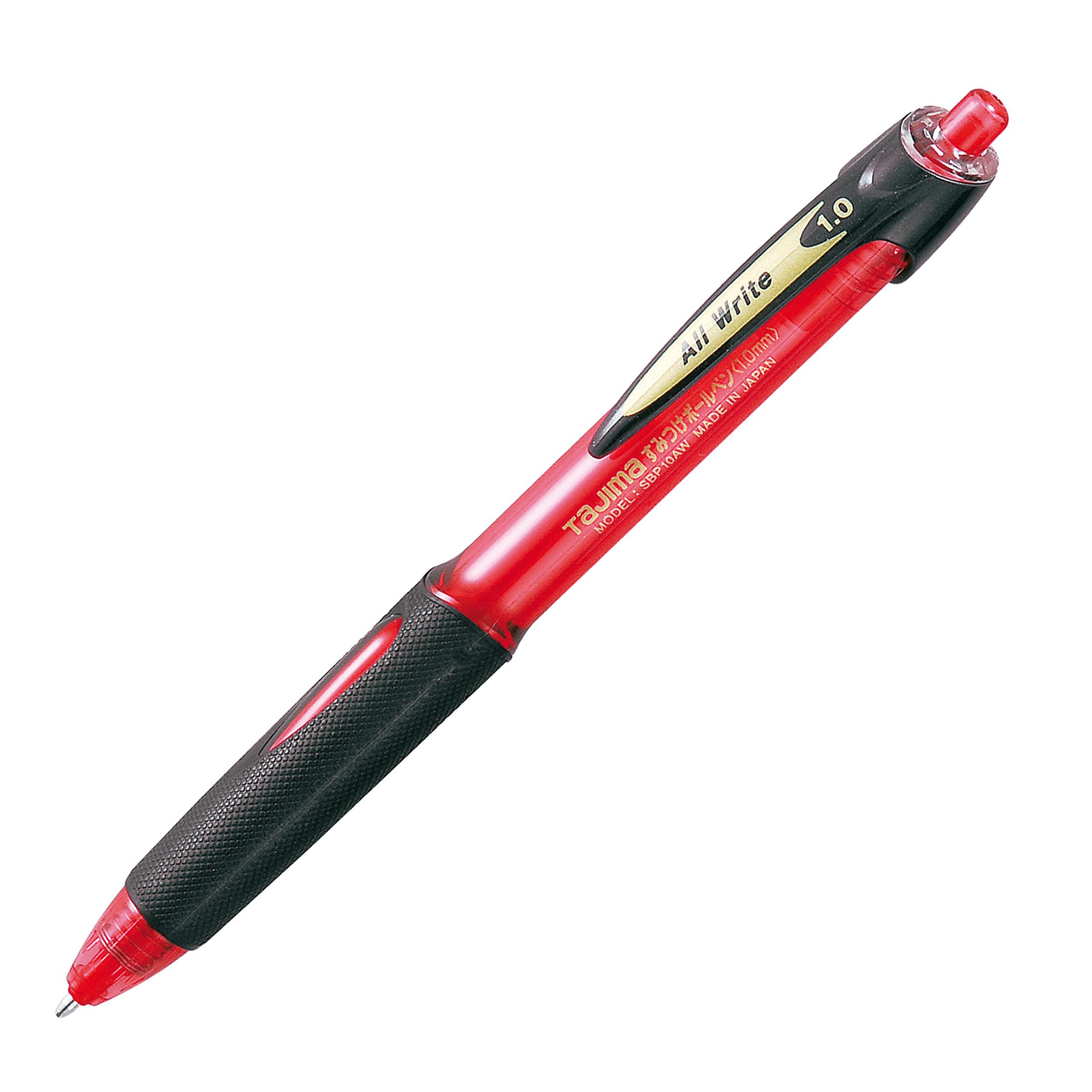 すみつけボールペン（1.0mm）All Write 赤 (10個)