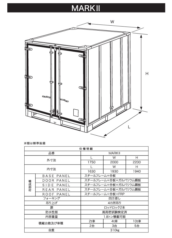 ウメコン　ＭＡＲＫⅡ（UC201-17Hの棚板2枚付タイプ）